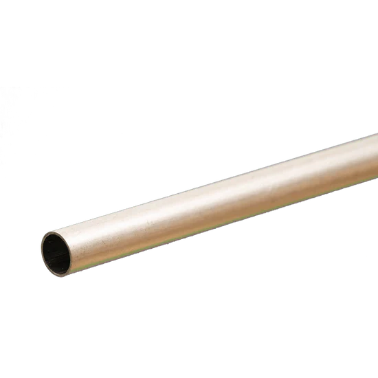 5/32 Round Aluminum Tubes, 12 Pieces