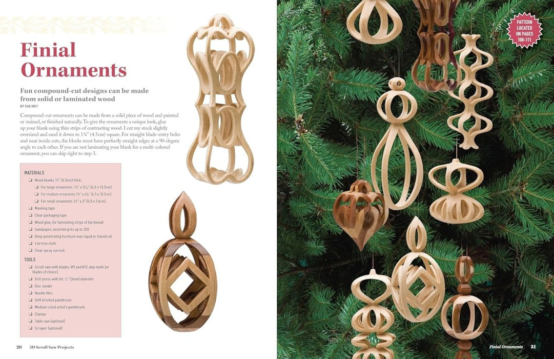 3D Scroll Saw Projects: 35 Fun Compound-Cut Projects, More Than 150 Patterns Book
