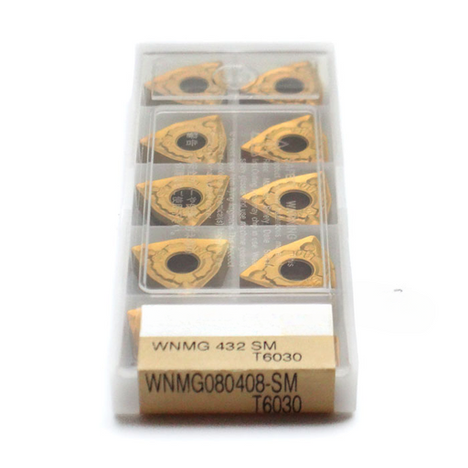 1BOX CNC Lathe Cutting Tool Milling Cutter Japan 100% Original  Tungaloy Carbide inserts   WNMG080408-SM T6030