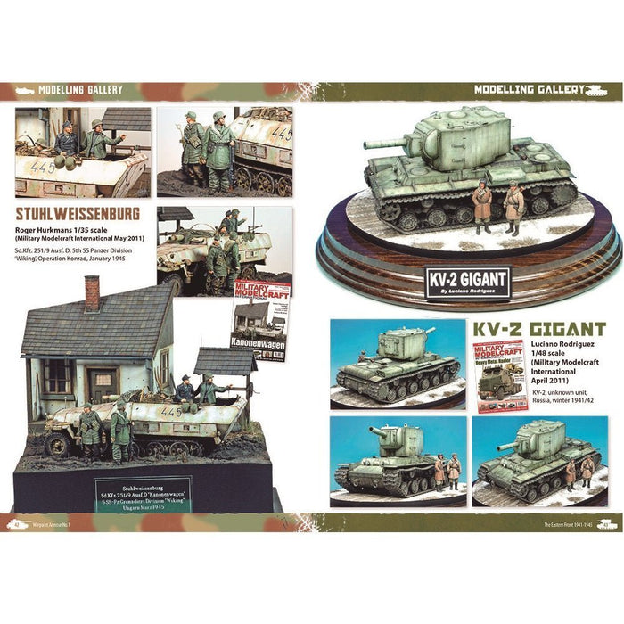 Acrylicos Vallejo Warpaint Armour 1: "Armour of the Eastern Front 1941-1945" Book by David Grummitt