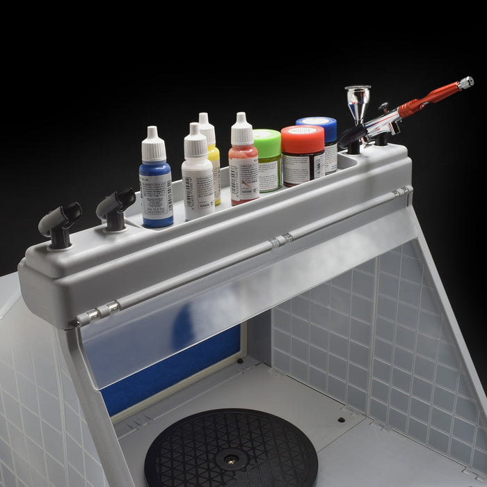 Airbrush Holder & Tray Attachment for the Micro-Mark Fold Up Spray Booth
