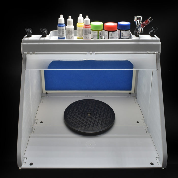 Airbrush Holder & Tray Attachment for the Micro-Mark Fold Up Spray Booth