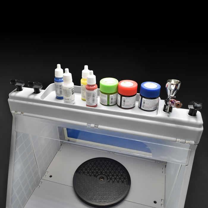 Airbrush Holder & Tray Attachment for the Micro-Mark Fold Up Spray Booth