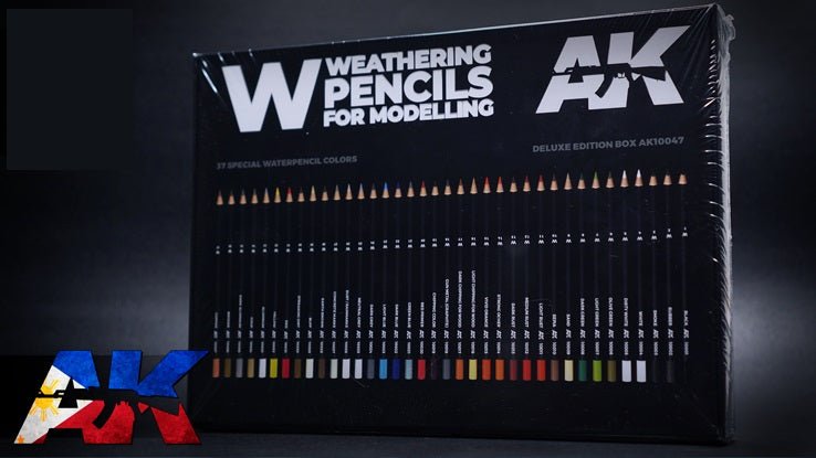 AK Interactive Weathering Pencils for Modeling Deluxe Edition Box Set