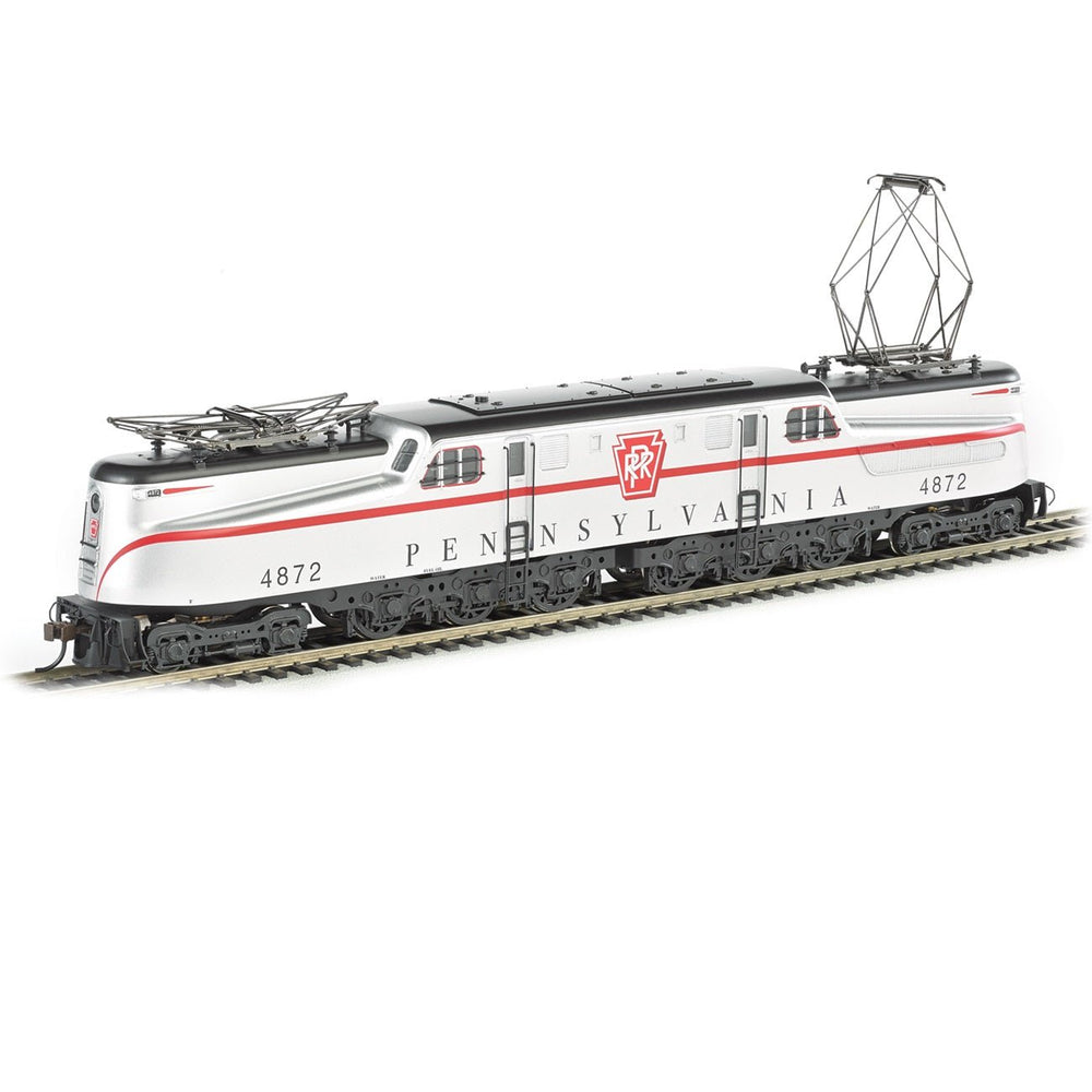 Bachman GG-1 Locomotive - PRR #4872 (Silver w/Red Stripe), N Scale