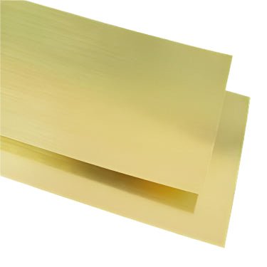Brass Sheets, 6" x 12" x .005" (Pkg. of 2)