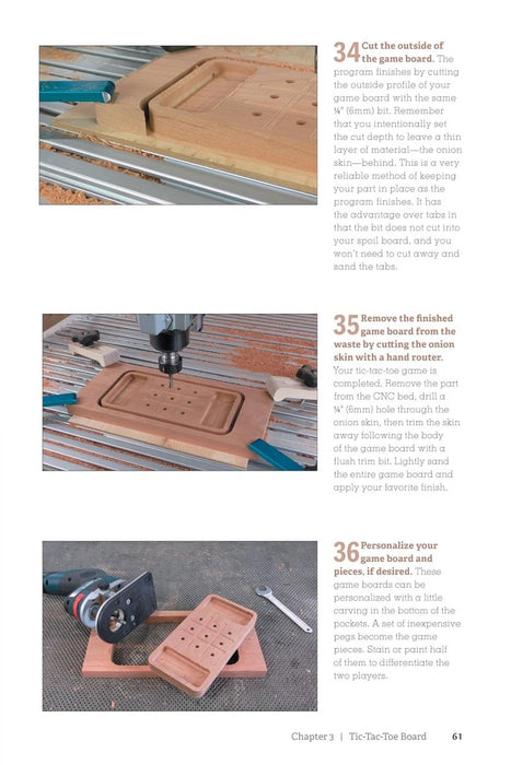 CNC Woodworking for the Absolute Beginner: Winning Tips, Techniques & 5 Skill-Building Projects Book