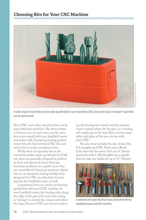 CNC Woodworking for the Absolute Beginner: Winning Tips, Techniques & 5 Skill-Building Projects Book