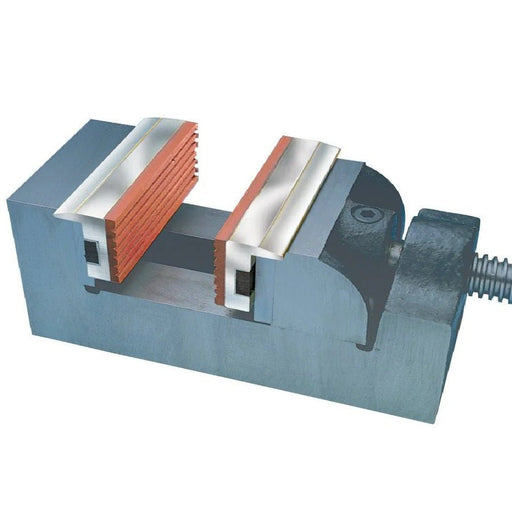 "Gentle Jaws" Firm Ribbed Rubber Vise Pads 3 Inch x 1-1/4 Inch (Set of 2)