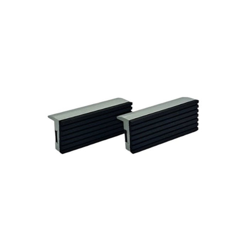 "Gentle Jaws" Firm Ribbed Rubber Vise Pads 3 Inch x 1-1/4 Inch (Set of 2)