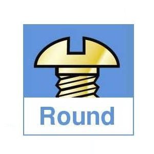 Round Screws, 00-90 x 1/8" Package of 25