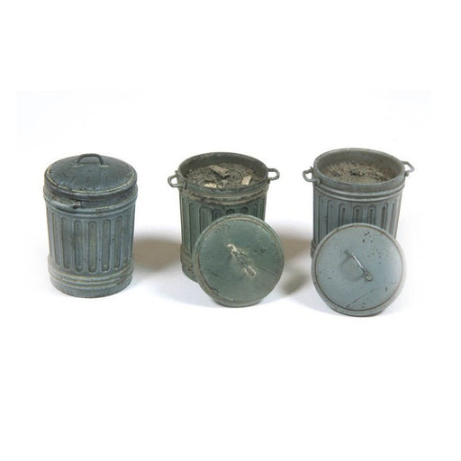 Acrylicos Vallejo Scenics Garbage Cans, 1/35 Scale