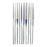 10-piece Mini Diamond Needle File Set, Medium Grit
