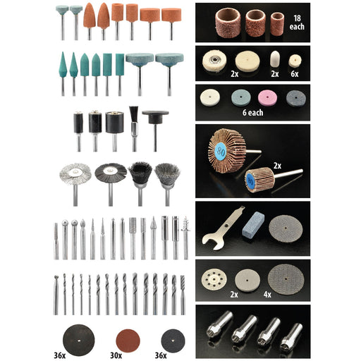 Micro-Mark 265-piece Accessory Set for Rotary Tools