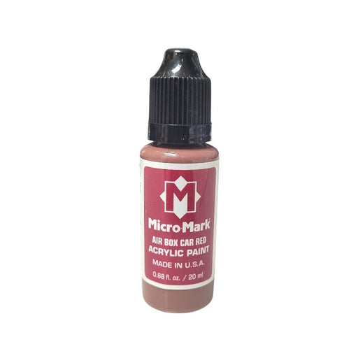 Micro-Mark Air Box Car Red Paint, 20ml
