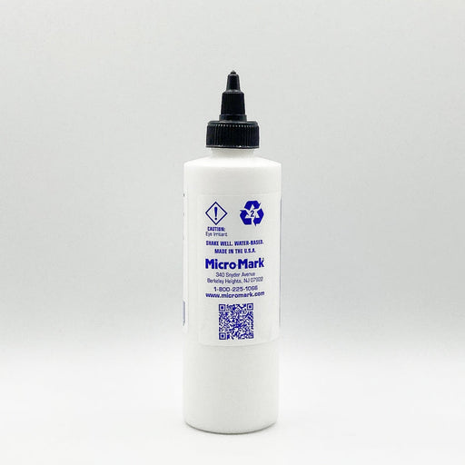 Micro-Mark White Acrylic Airbrush Primer, 8oz