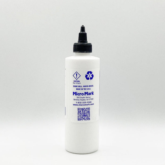 Micro-Mark White Acrylic Airbrush Primer, 8oz
