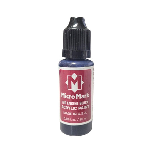 Micro-Mark Air Engine Black Air Paint, 20ml