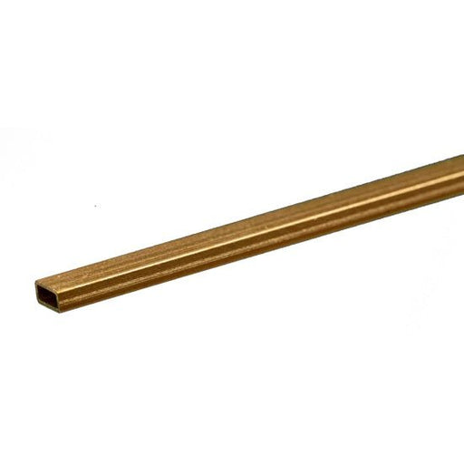 3/32 x 3/16 Rectangular Brass Tubes,  4 Pieces