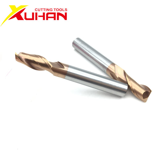 HRC55 2mm End Mill Keyseat Milling Cutter Alloy Coating Tungsten Steel Cutting Tools CNC Maching Metal Endmil 2Flutes
