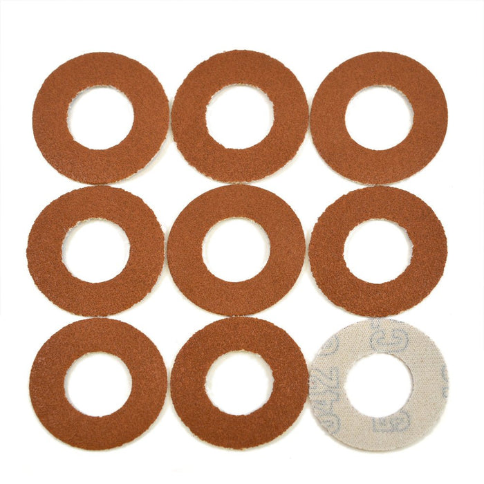 60 Grit Hook and Loop Sanding Disks for MicroLux 3D Sander, 9 Pieces