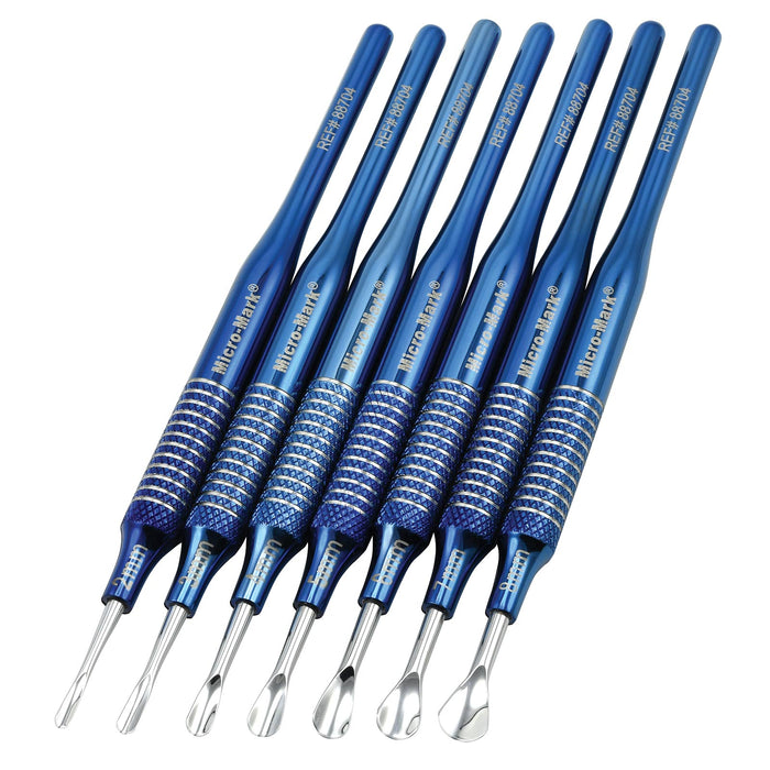 7 PC. “Premier Elite” U-Gouge Titanium-Plated Chisel Set by Micro-Mark