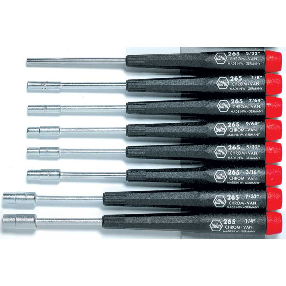 Wiha® 8-piece Precision Nutdriver Inch Set SAE