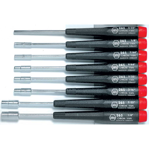 Wiha® 8-piece Precision Nutdriver Inch Set SAE