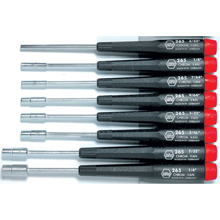 Wiha® 8-piece Precision Nutdriver Inch Set SAE