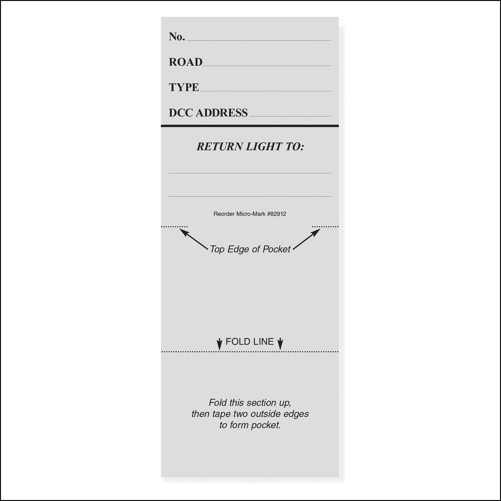 Locomotive Cards, Pad of 25