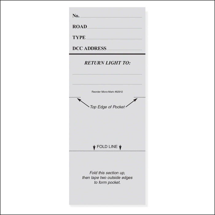 Locomotive Cards, Pad of 25