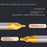 High-Quality Center Drill Bit - 60 Degree Titanium Coated Center Drill Bit, Full Grind HSS Spiral Coated Centering Drill A1-A6