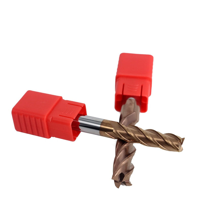 Today's sale HRC55 1-4mm End Mill Keyseat Milling Cutter Alloy Coating Tungsten Steel Cutting Tools CNC Maching Metal Endmil 4Flute