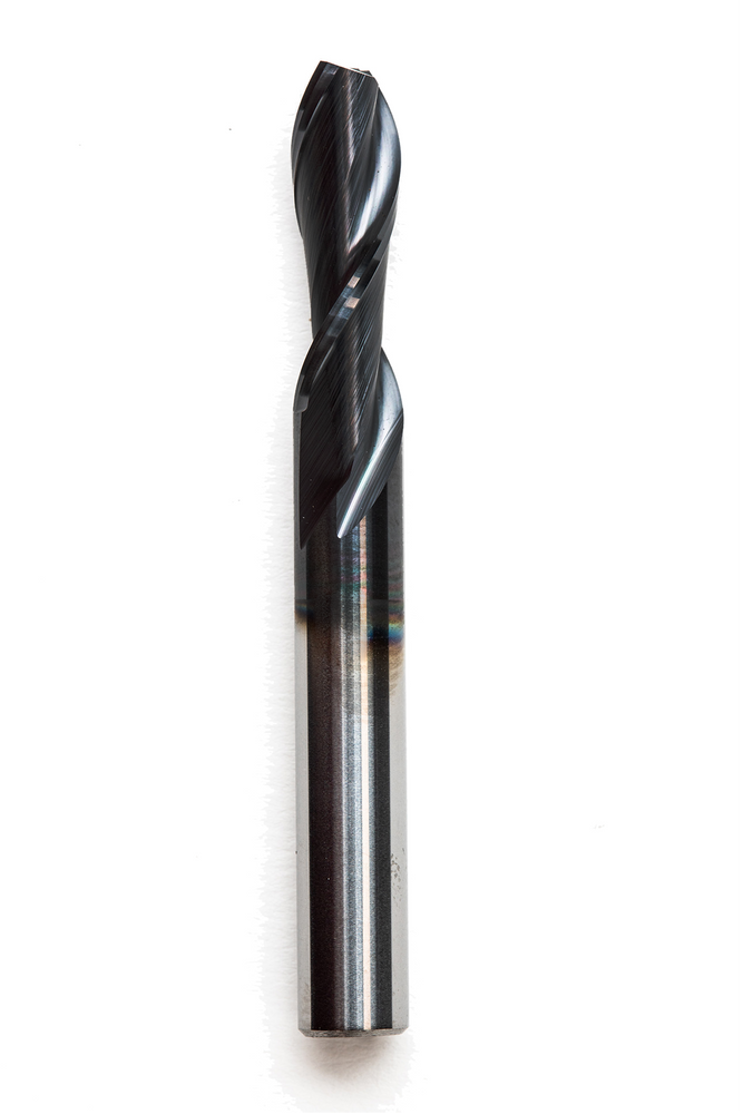 DeLuche 3/8" Spiral Down Cut, 2F, 7/8" CH, 3/8" SD, 3" OL