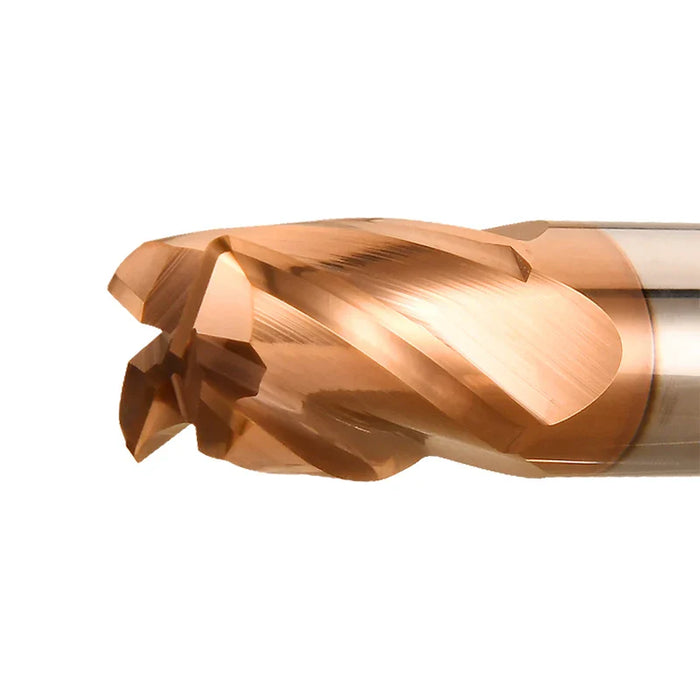 XUHAN Longth Corner Radius End Mill CNC R Bullnose Cutter Tungsten Carbide Steel Metal Router Tool 4 Flutes R0.5 R1 Surface Machining