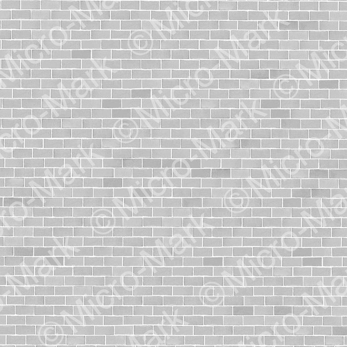 Micro-Mark Cinder Block Building Paper, O Scale - 4pk