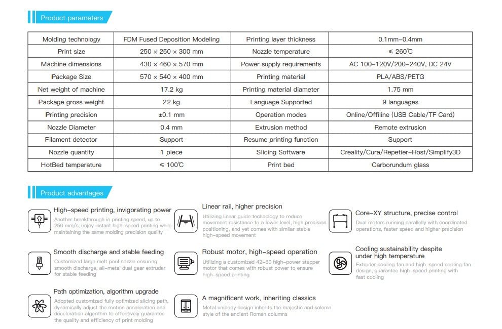 Creality Ender-7 3D Printer Kit