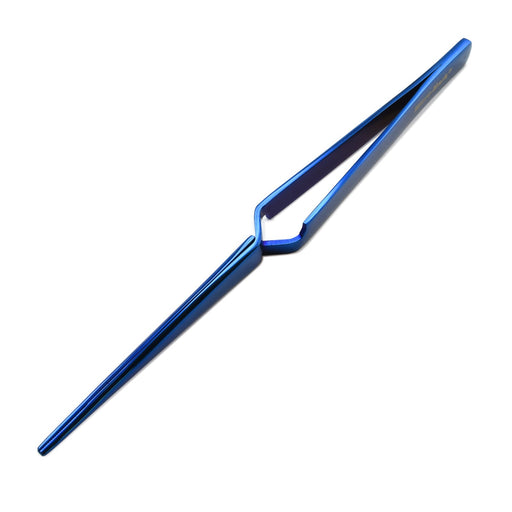 Titanium Plated Cross Locking, Self-Closing Tweezer