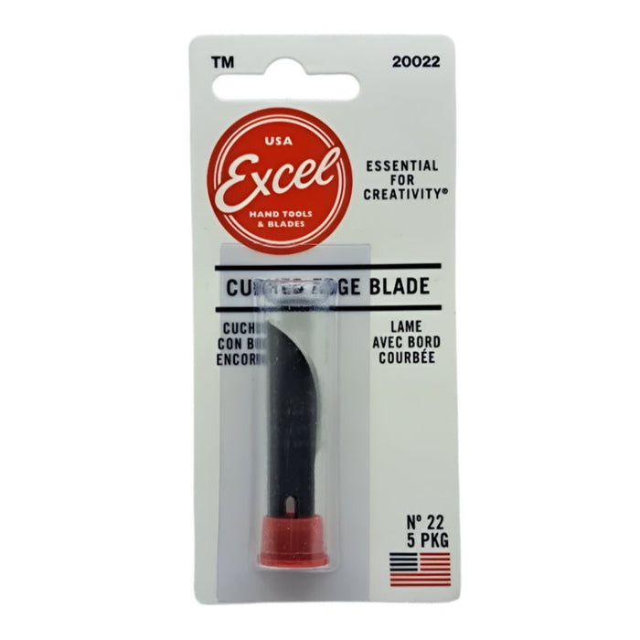 Curved Edge Blades #22, (Pkg. of 5)