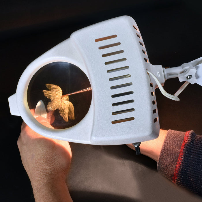Articulated Lamp with Deluxe Magnifier