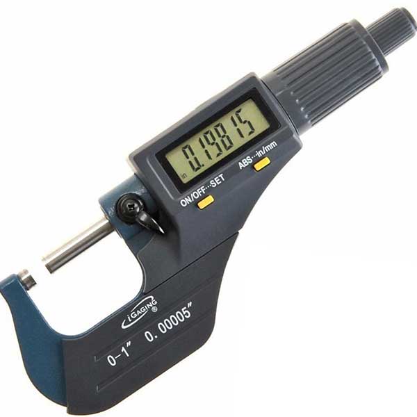 iP40 EZ Data Digital Micrometer by iGaging, 1 Inch Capacity