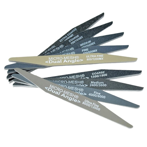 Micro-Mesh® Dual Angle Sanding File Set, Multiple Grits, Set of 9