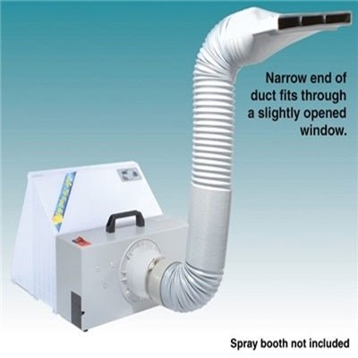 Exhaust Duct with Window Vent for Micro-Mark Spray Booths