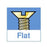 Flat Head Screws, 1-72 x 1/8" Package of 25
