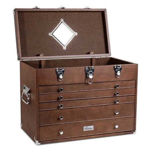 Gerstner International Dark Oak 5-Drawer Hobby Chest, GI-T20-D