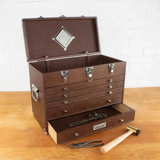 Gerstner International Dark Oak 5-Drawer Hobby Chest, GI-T20-D