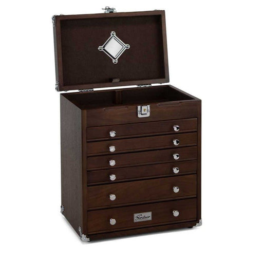Gerstner International Dark Oak 6-Drawer Chest