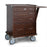 Gerstner International Dark Oak 5-Drawer Roller Cabinet