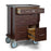 Gerstner International Dark Oak 5-Drawer Roller Cabinet