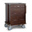 Gerstner International Dark Oak 5-Drawer Roller Cabinet